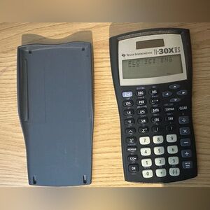 Texas Instruments TI-30X IIS Black and Gray Calculator